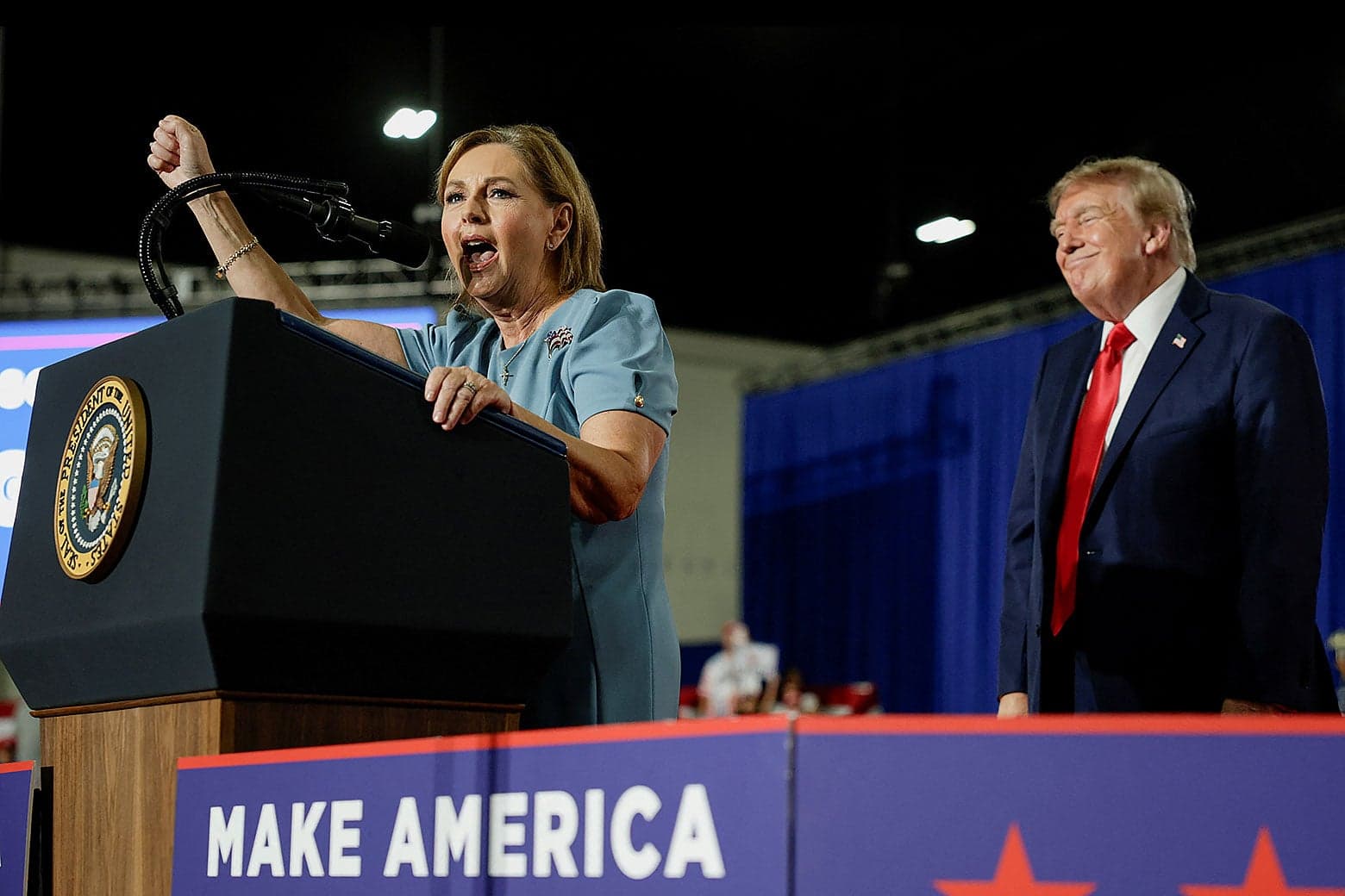 Darline Graham, with Donald Trump's support, wins South Carolina primary.