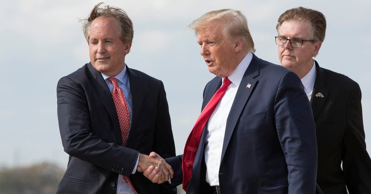 Trump Deployed to Texas to Save Failing MAGA Candidate Ken Paxton