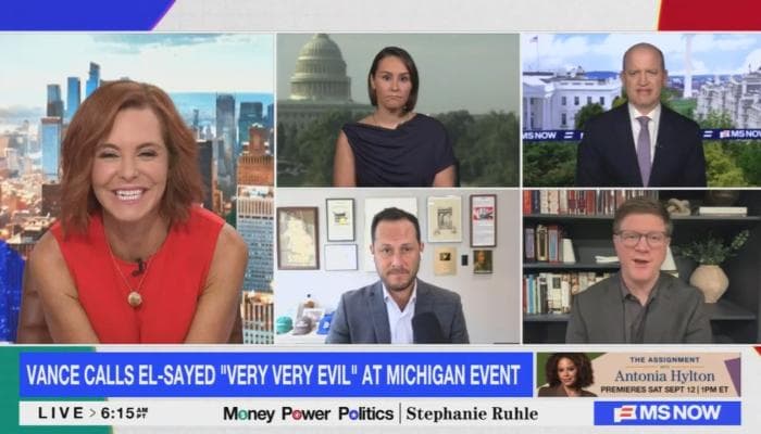 Ruhle Claims Vance Calling El-Sayed 'Evil' Helps Him, Omits Piker Connection