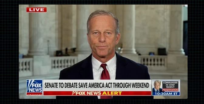 Thune: “You Need ID To Shovel Snow In New York City”
