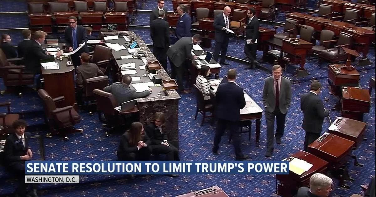 Missouri Republican joins Democrats to force Senate check on Trump's war powers in Venezuela | Nation & World News