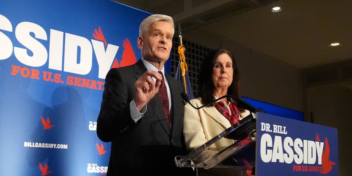Two-term incumbent Bill Cassidy fails to make Louisiana's US Senate runoff