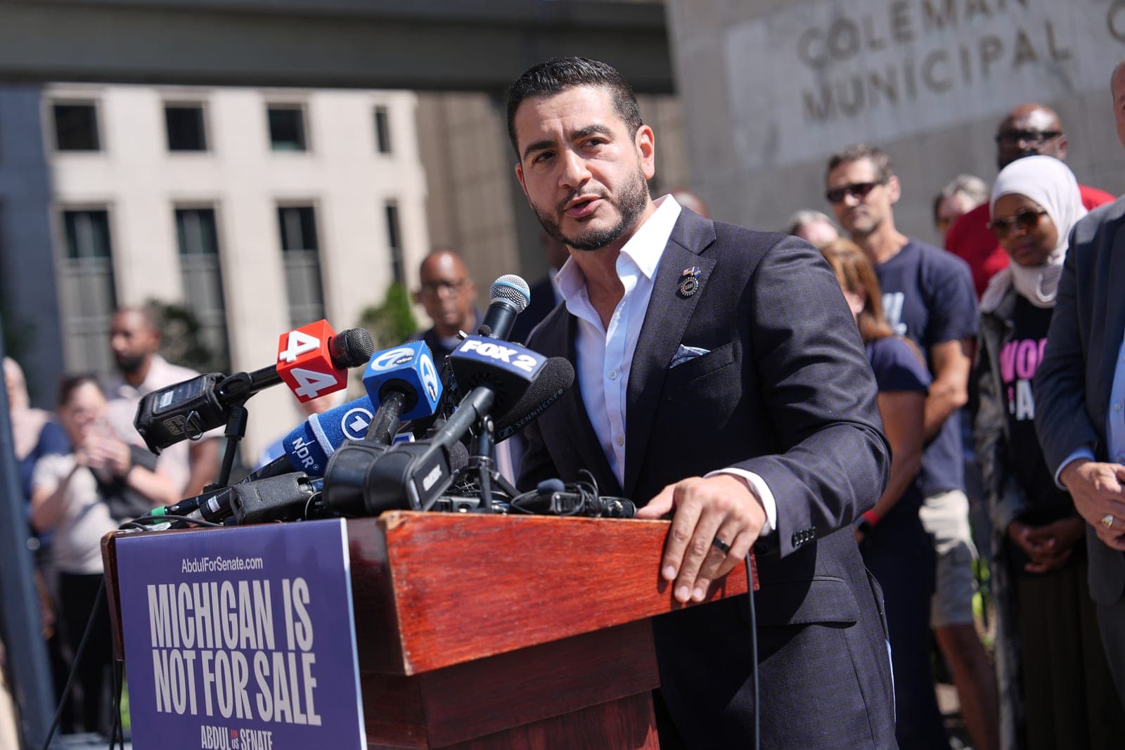 Abdul El-Sayed wins Michigan Senate primary in major victory for Democrats' progressive wing