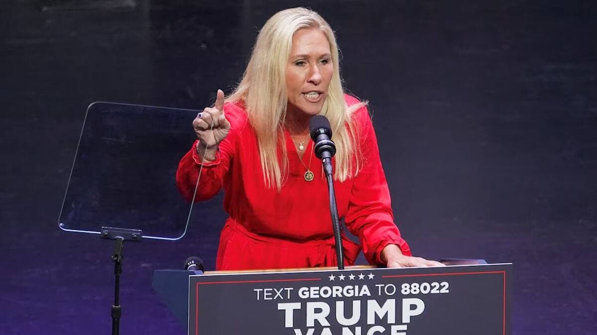 Maga star Marjorie Taylor Greene to quit Congress amid public spat with Trump