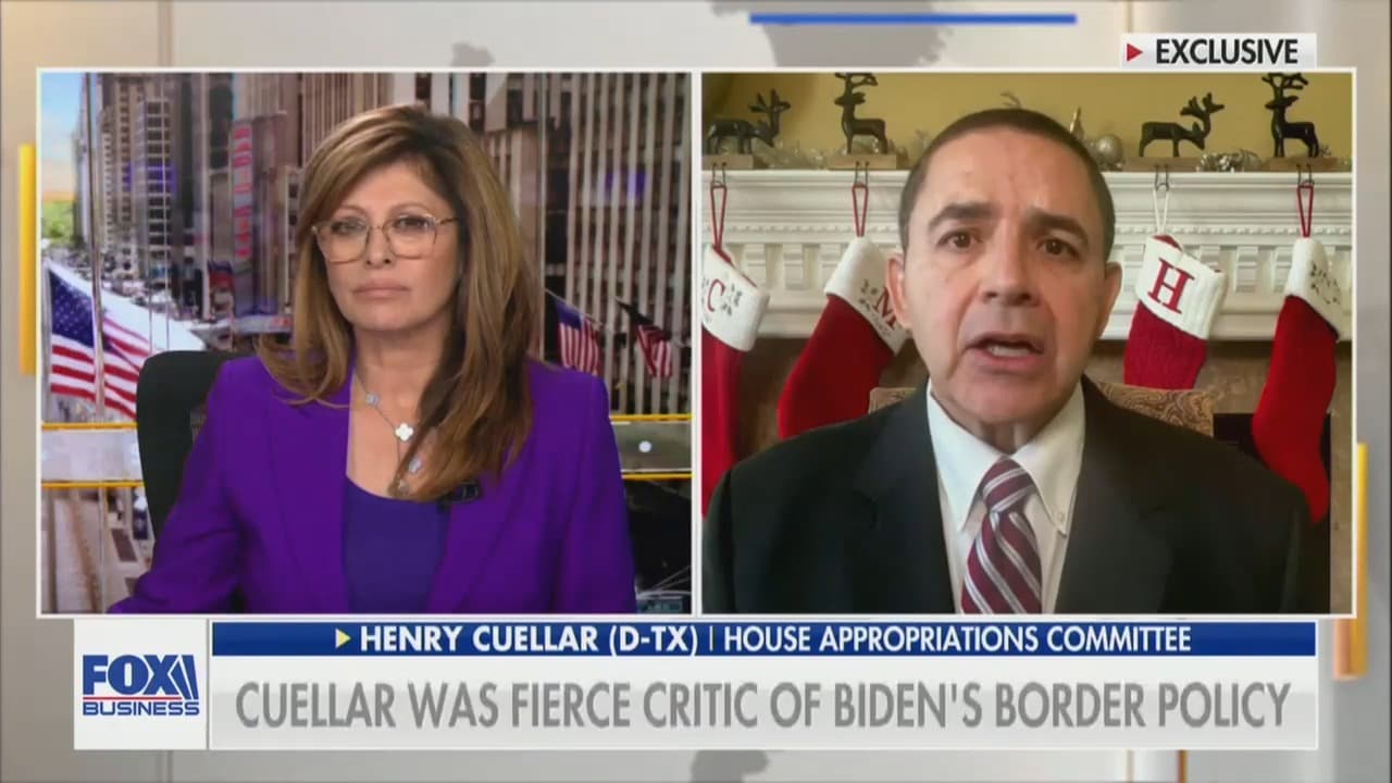 Fox's Maria Bartiromo Confronts Newly-Pardoned Henry Cuellar About Trump Trashing Him
