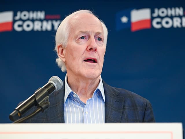 Report: Trump's Voters Pressure Him to Ditch John Cornyn as Texas Race Intensifies