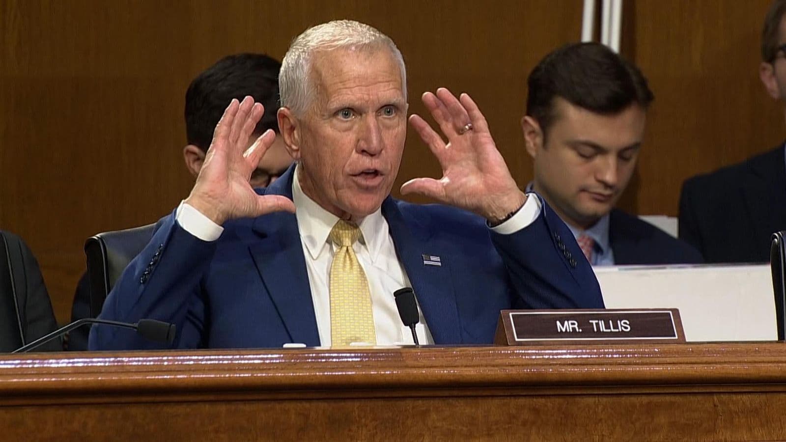 Thom Tillis calls Kristi Noem's leadership 'a disaster' during Senate hearing