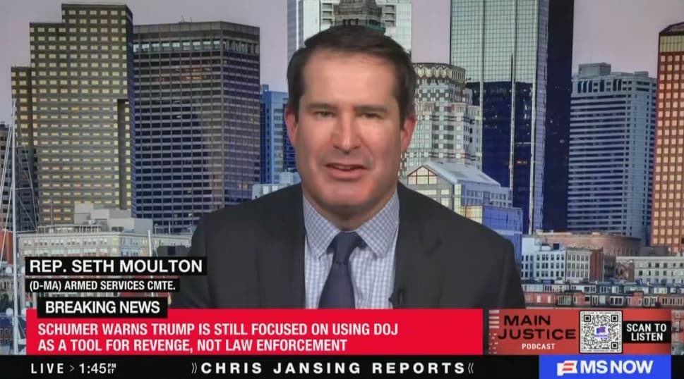 Seth Moulton: Trump Fired Bondi To Stop Her From Testifying