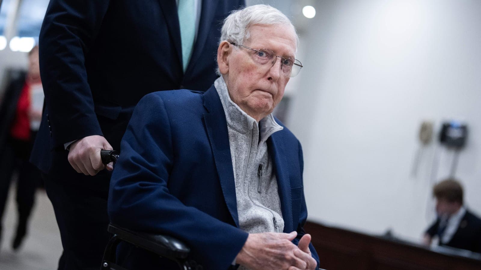 Mitch McConnell's bizarre hospital proof-of-life photo sparks memes and conspiracy theories