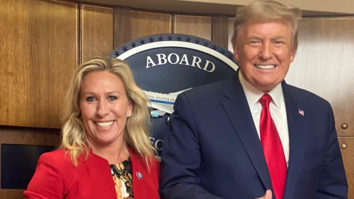 President's brutal reaction to MTG quitting as ex-admirer says she refuses to be his 'battered wife'
