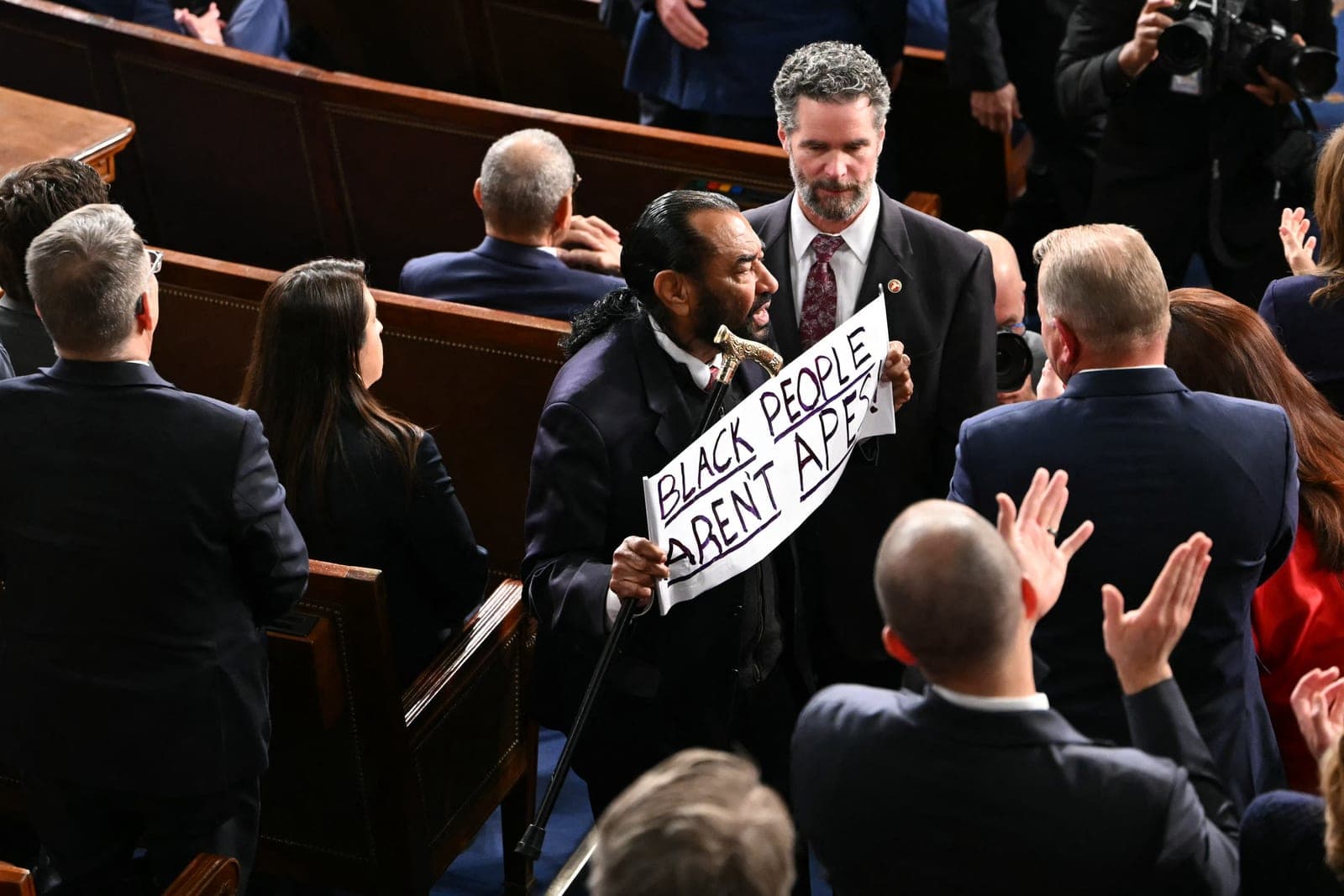The Five Democrats who did show up to defy Donald Trump during his rowdy State of the Union