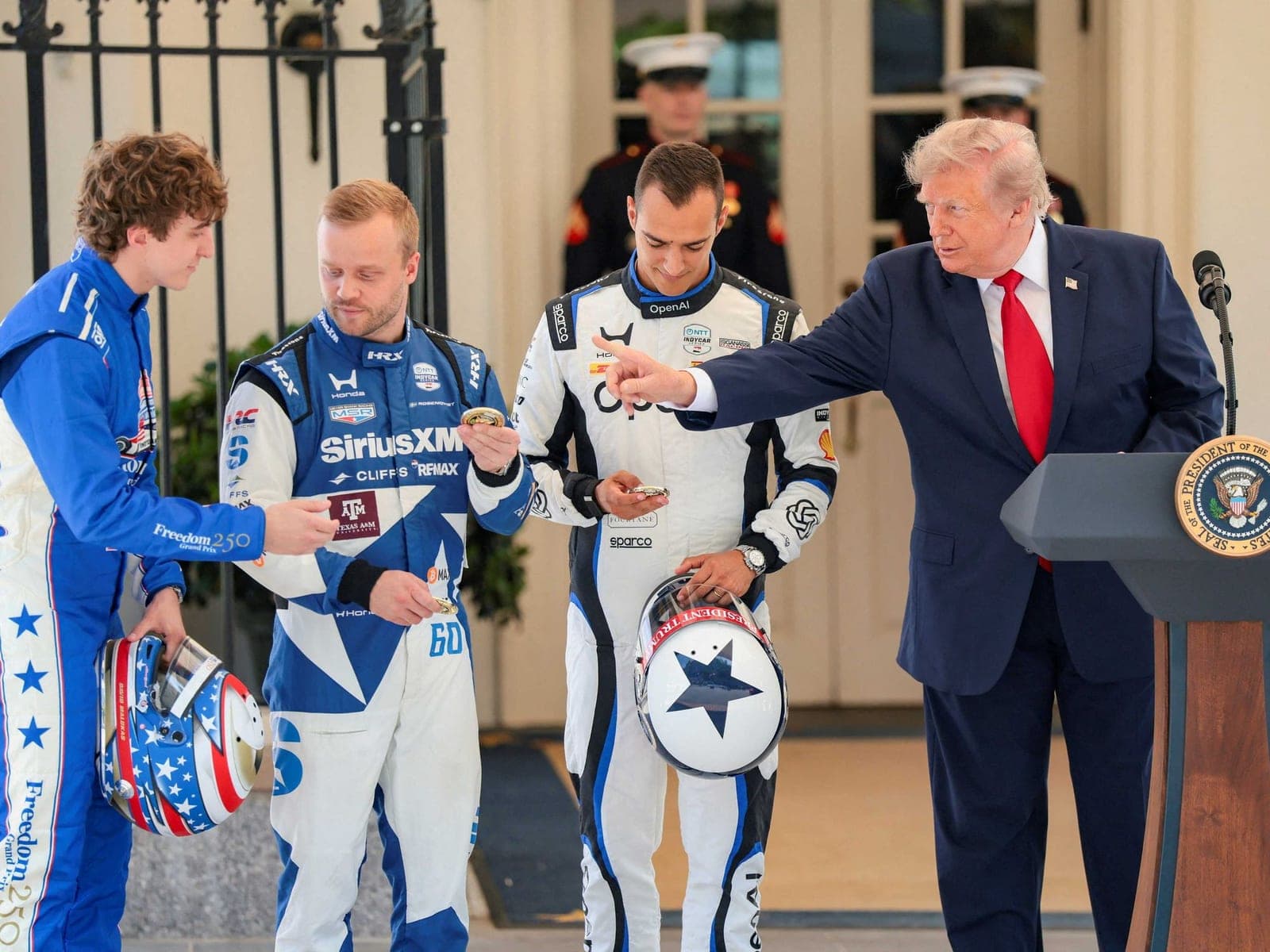 Internet stunned as Trump skips Lindsey Graham tribute for race cars: 'Didn't mention him'