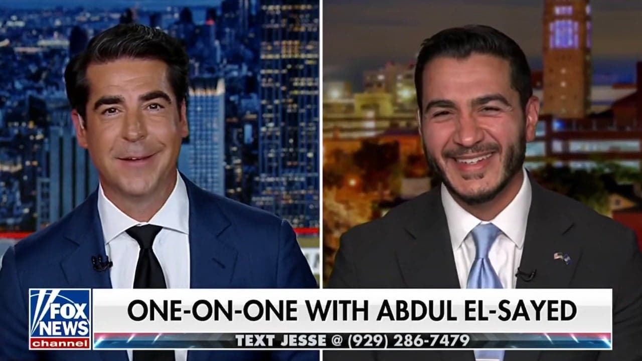Abdul El-Sayed Tussles With Jesse Watters on Fox News