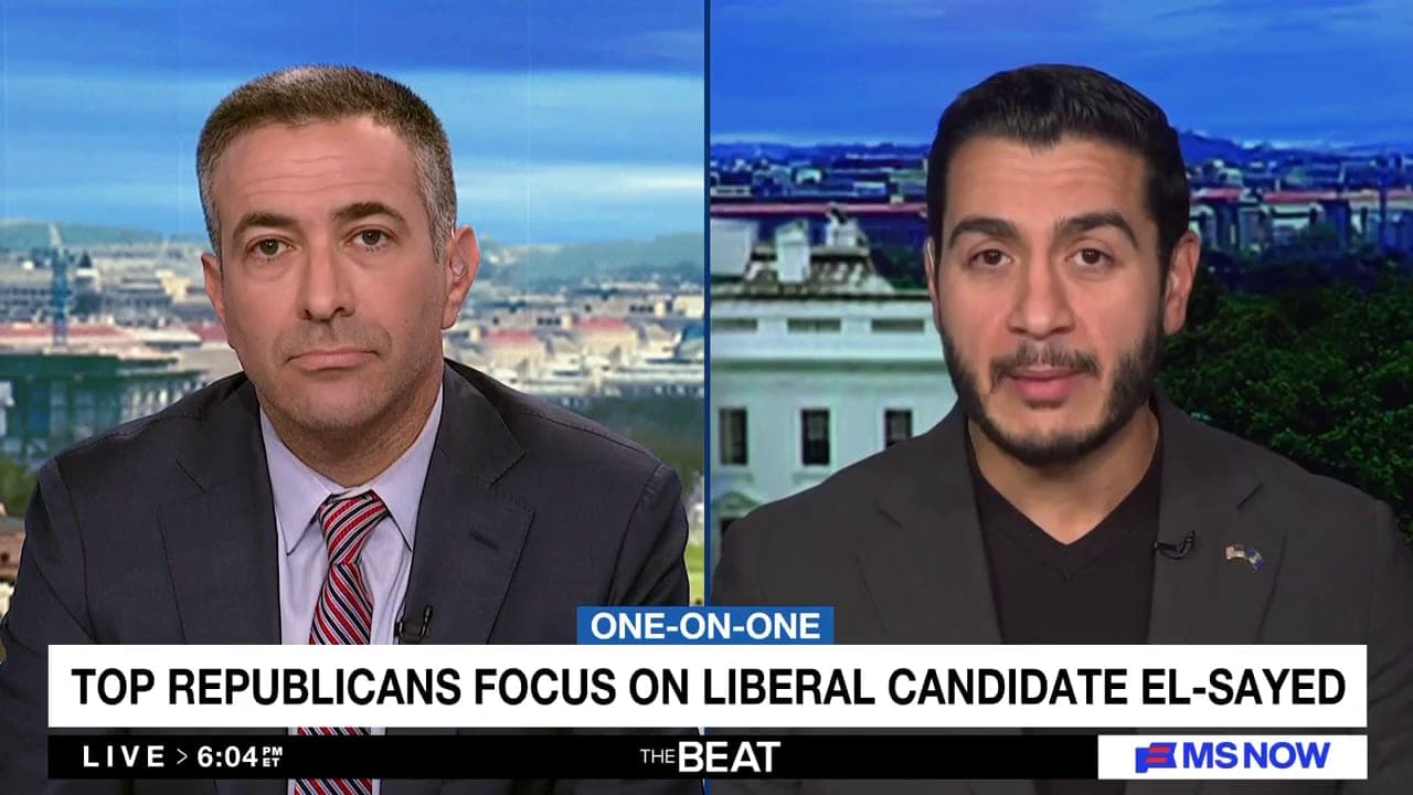El-Sayed Hits 'Low-T JD' And 'Meek Rogers' For Refusing To Stand Up To Trump