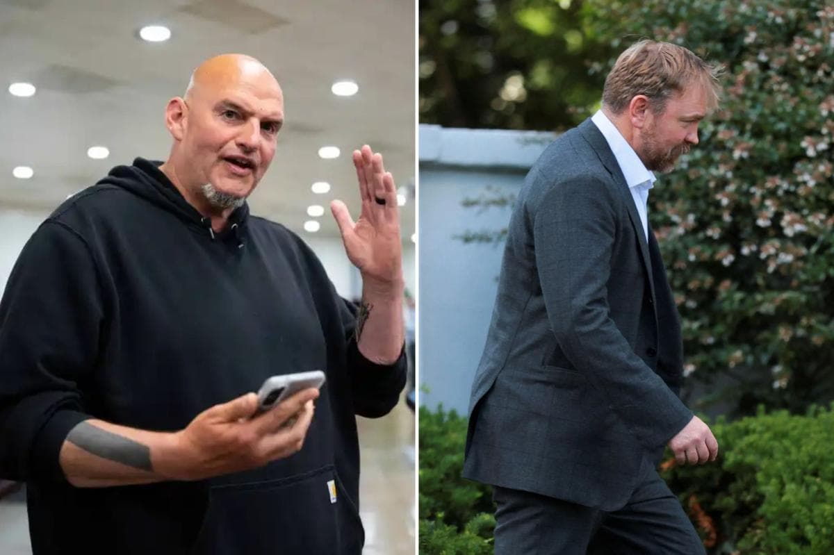 Fetterman dares Platner to release messages with mystery women, says he'll 'wear a suit every day' in return