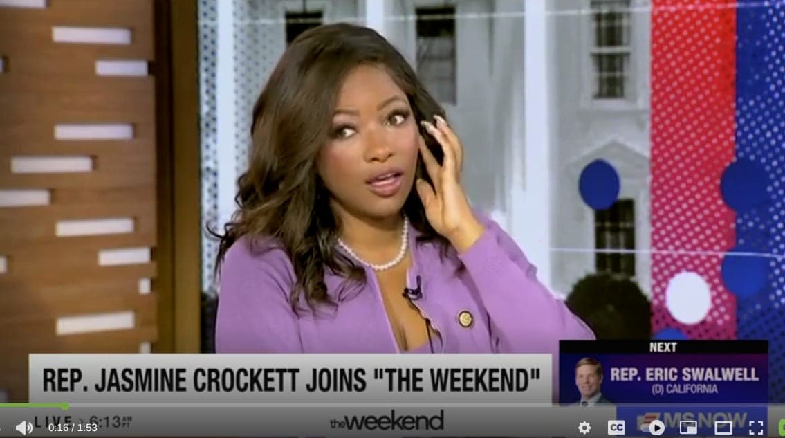 Rep. Jasmine Crockett Still Won't Retract Accusation Lee Zeldin Took Money From Jeffrey Epstein