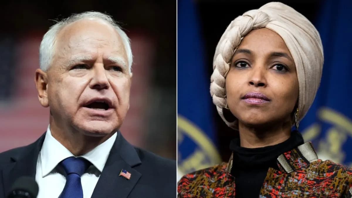 Victim Mentality: Walz Whines About Driveby "Retard" Shoutings As Omar Suggests Trump Inciting Violence Against Her