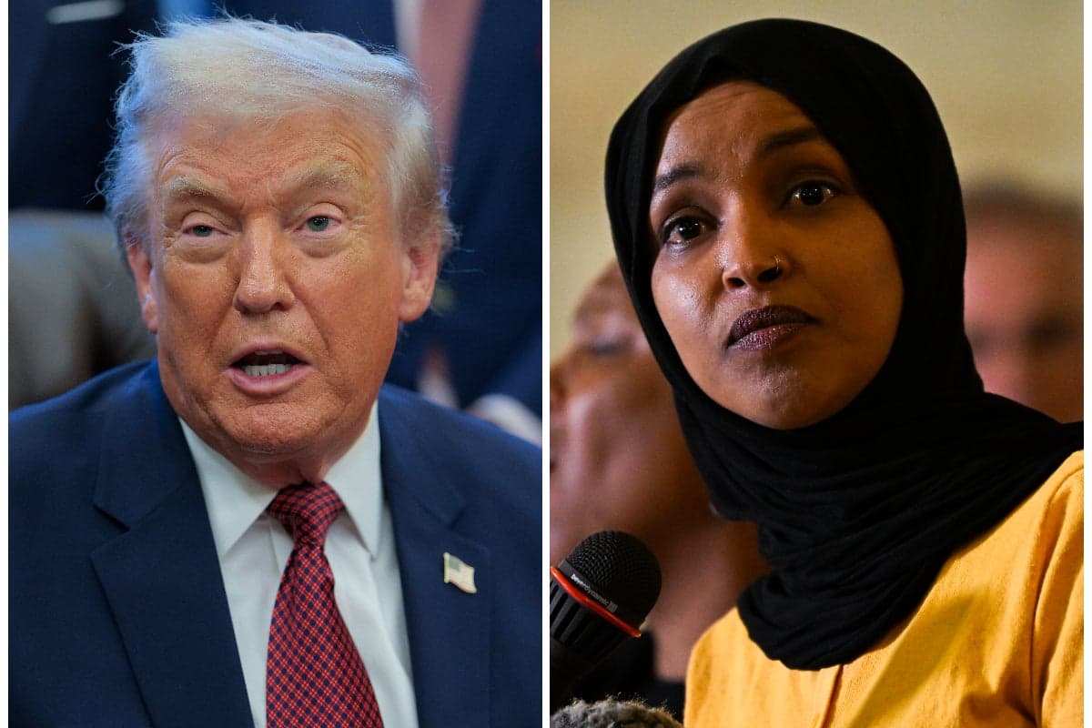 Trump escalates bigoted rant against Somali immigrants and calls for Congresswoman Ilhan Omar to be thrown 'out of our country'