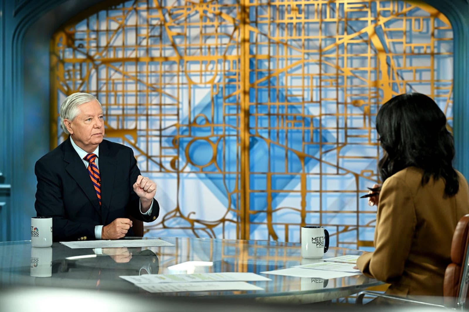 Meet the Press Moderator Addresses Lindsey Graham's Death