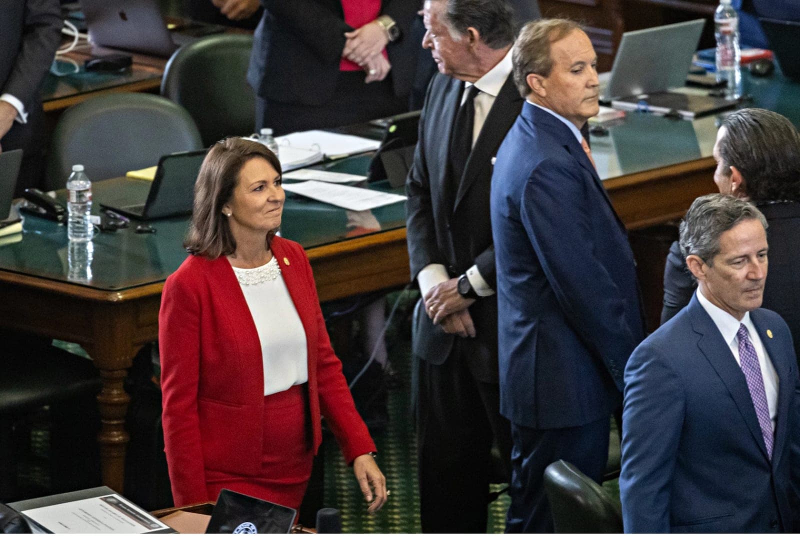 Angela Paxton has no comment on her husband's Senate race