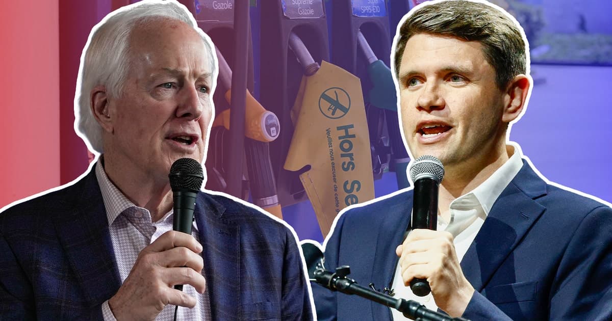 James Talarico calls for suspension of federal gas tax; John Cornyn calls move "short-sighted solution"