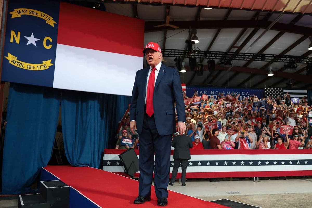 Trump threatens to withhold disaster funds for North Carolina unless they vote Republican- but he's 'only kidding'