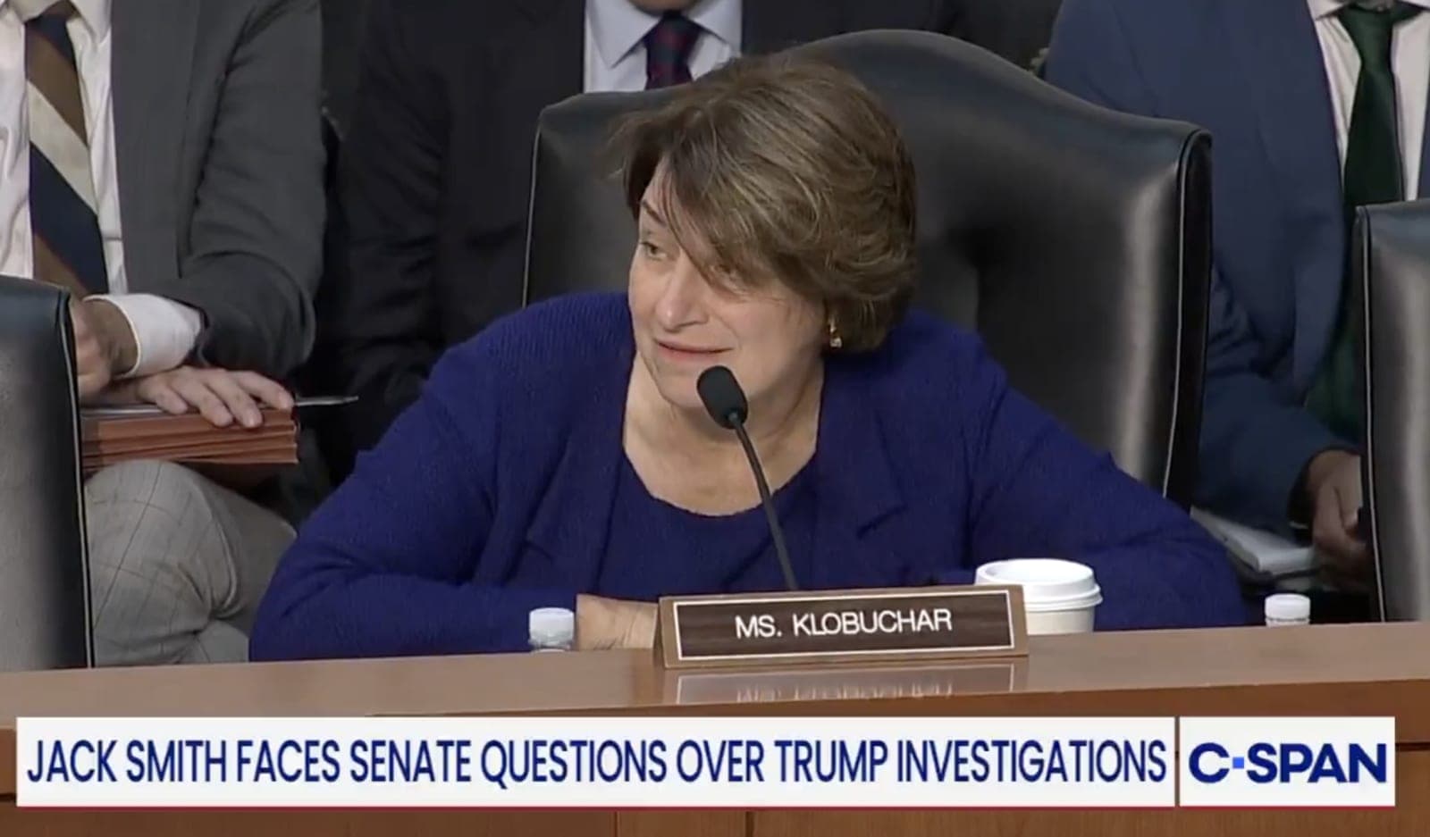 Klobuchar’s knowledge of Midwest college sports comes in handy during hearing