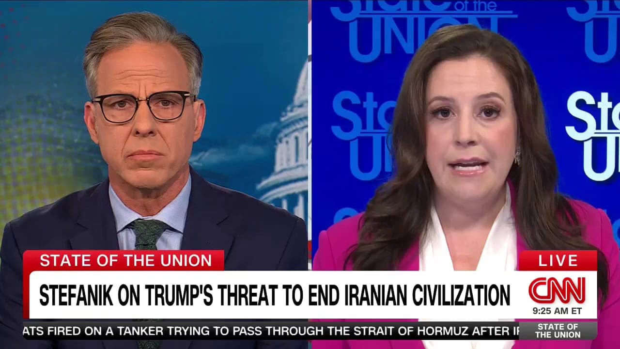 Elise Stefanik Loses It When Called Out For Hypocrisy On Genocide