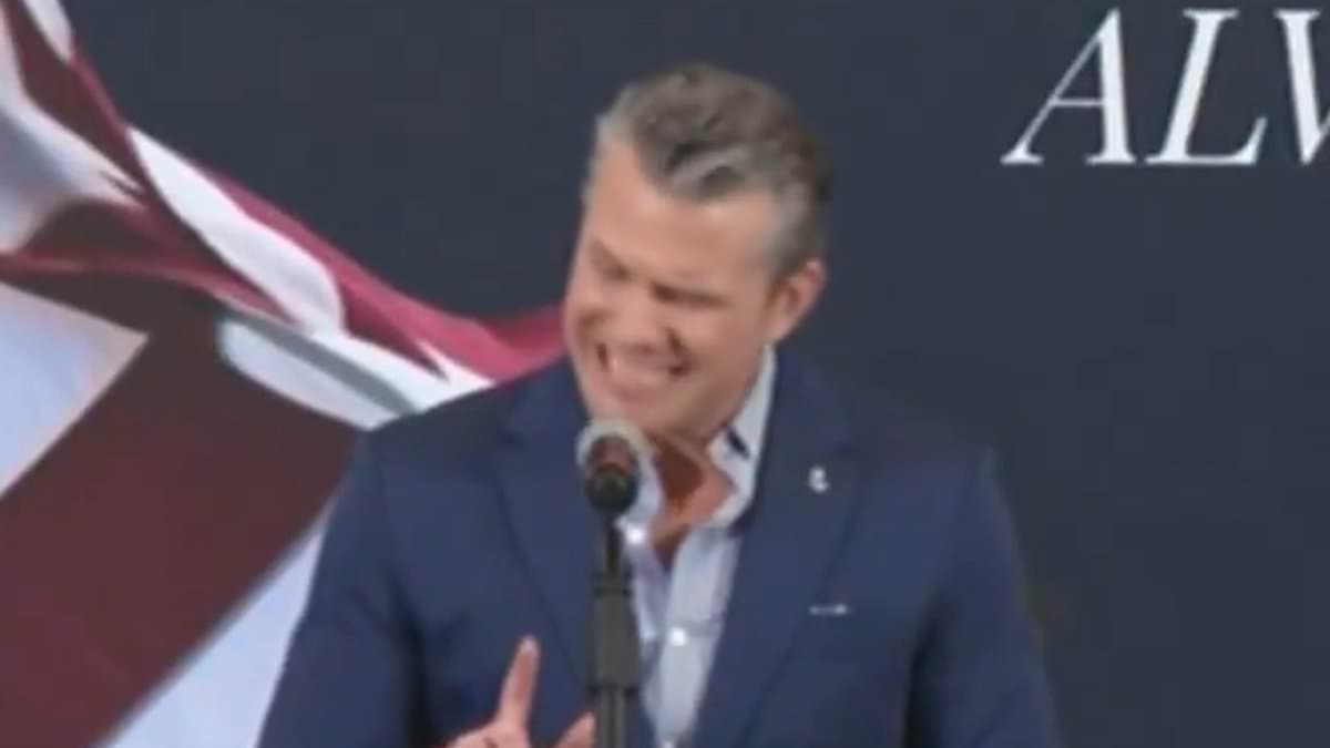 Pete Hegseth does surprisingly accurate impression of Trump