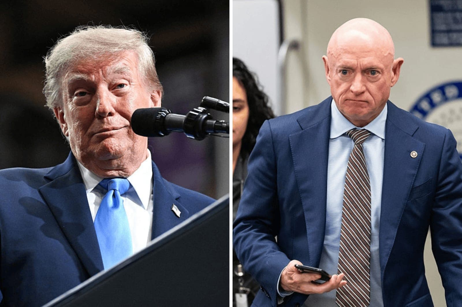 Mark Kelly Says Trump Is 'Trying to Buy Votes' With $5,000 Checks