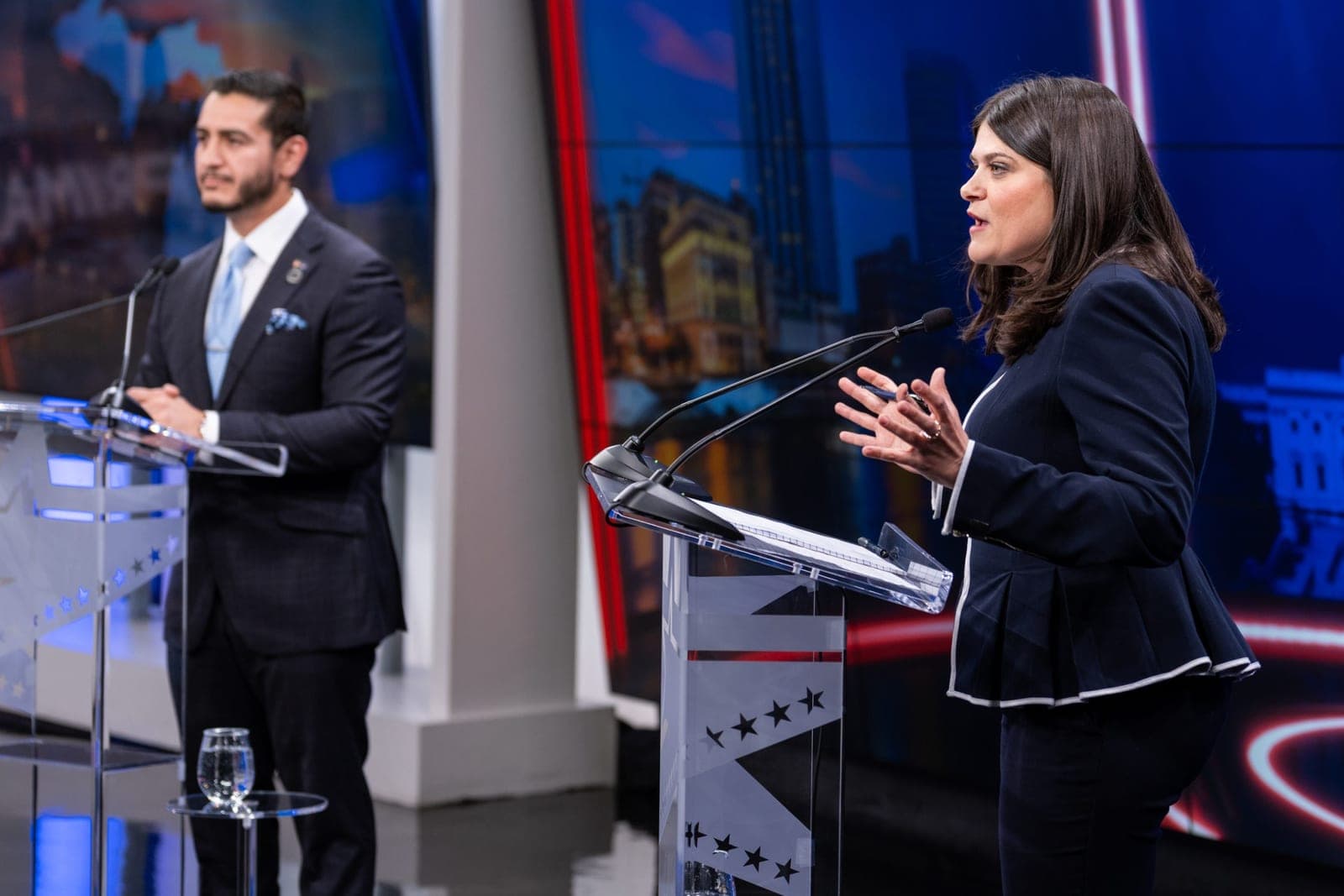 Fact check: Abdul El-Sayed, Haley Stevens clash over cash in US Senate debate