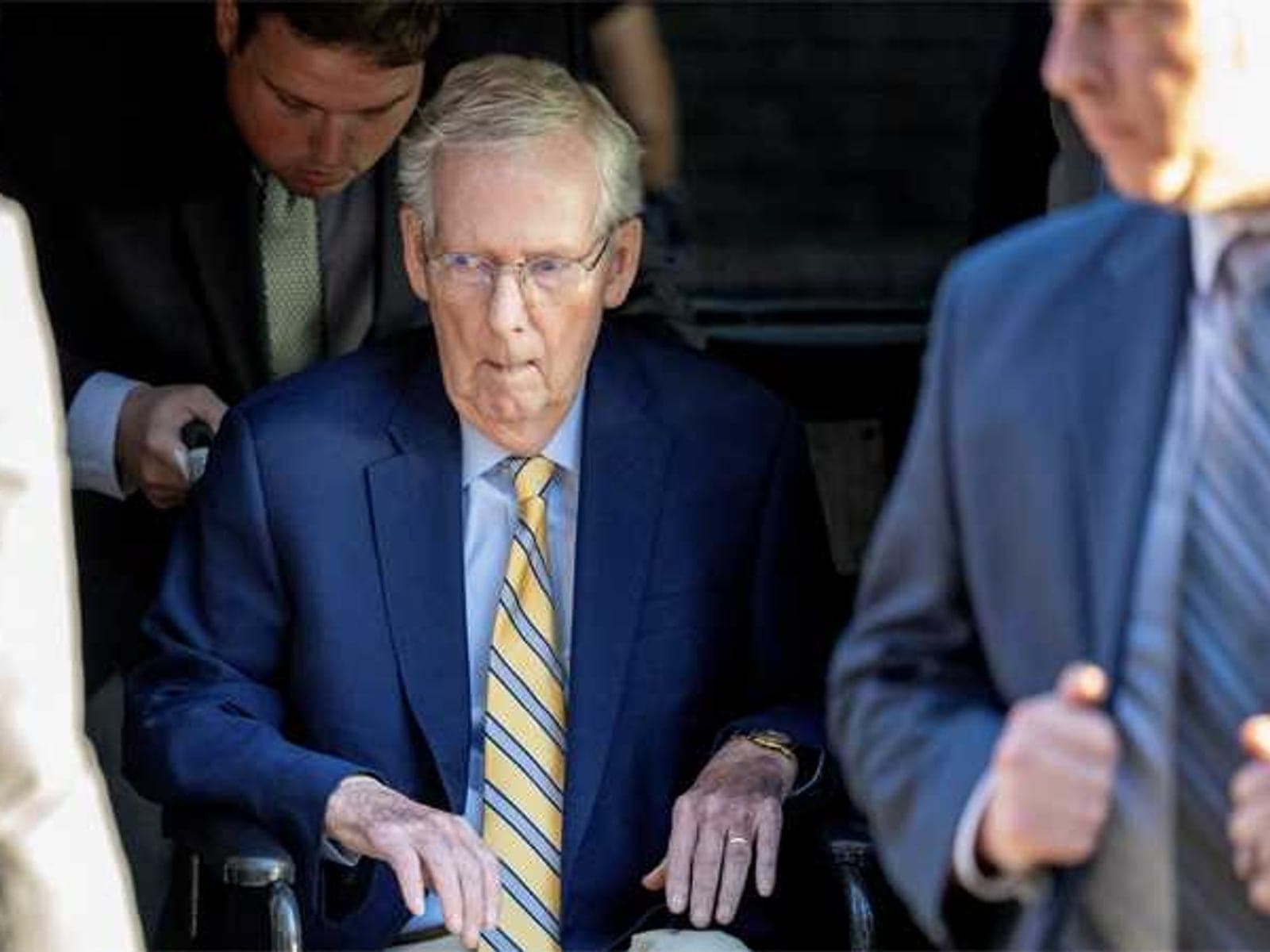 Mitch McConnell makes major demand of Trump admin after shocking return from hospital