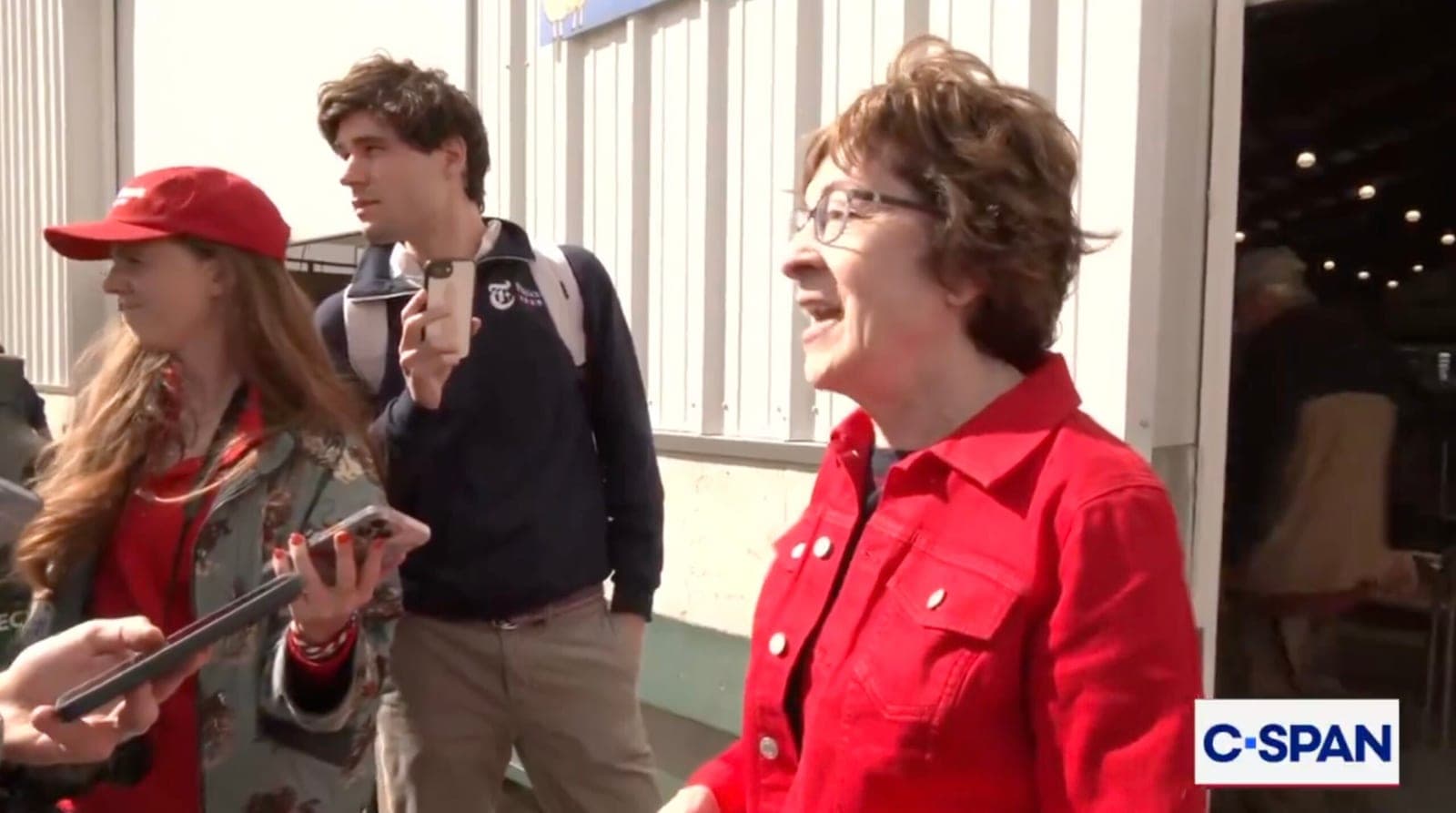 Susan Collins Interrupted by Heckler at Maine Fair: ‘You Can’t Eat Road Salt, Can You?!’