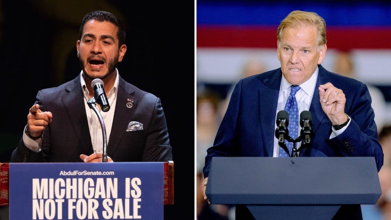 'Anti-American.' 'Coward:' Michigan's midwestern Senate race becomes brash battle