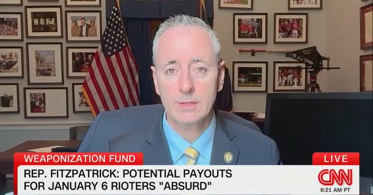 Brian Fitzpatrick Torches 'Absurd' Trump Fund After Attacks