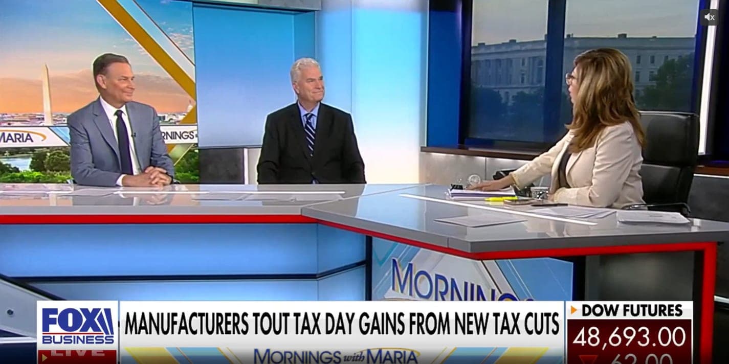 Manufacturers Celebrate Pro-Growth Policies on Tax Day