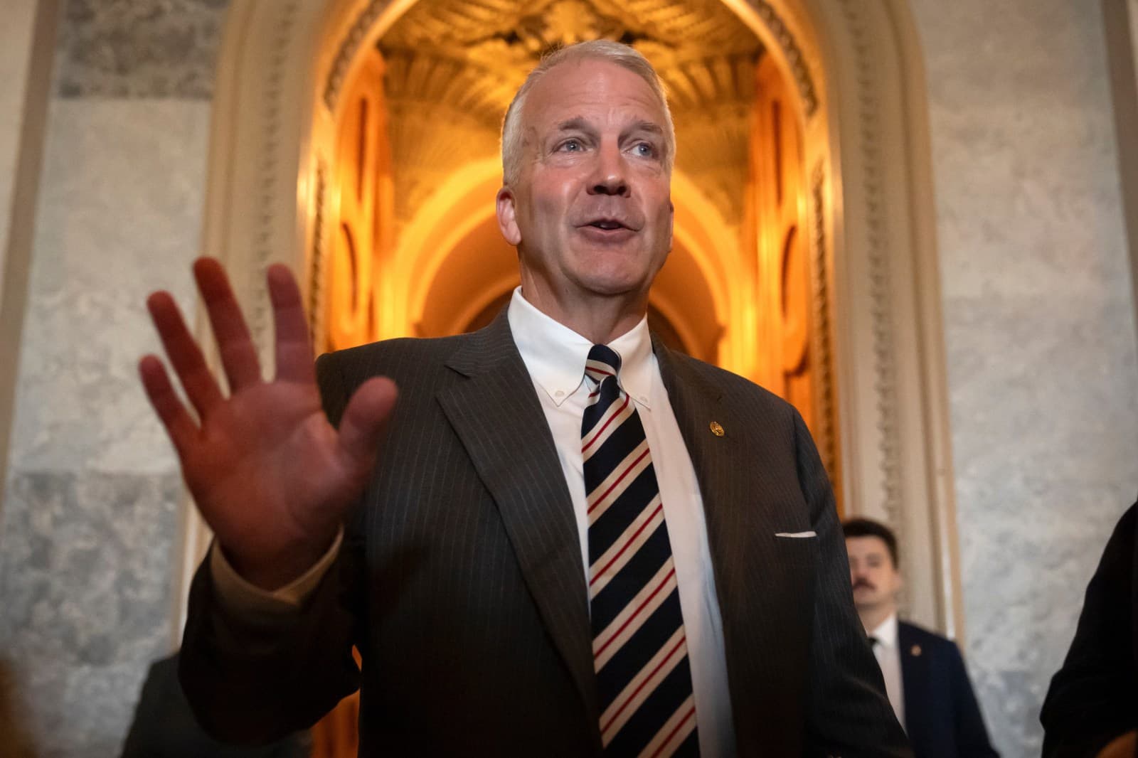 GOP Sen. Dan Sullivan draws an unusual opponent in Alaska's primary – and he's not happy about it