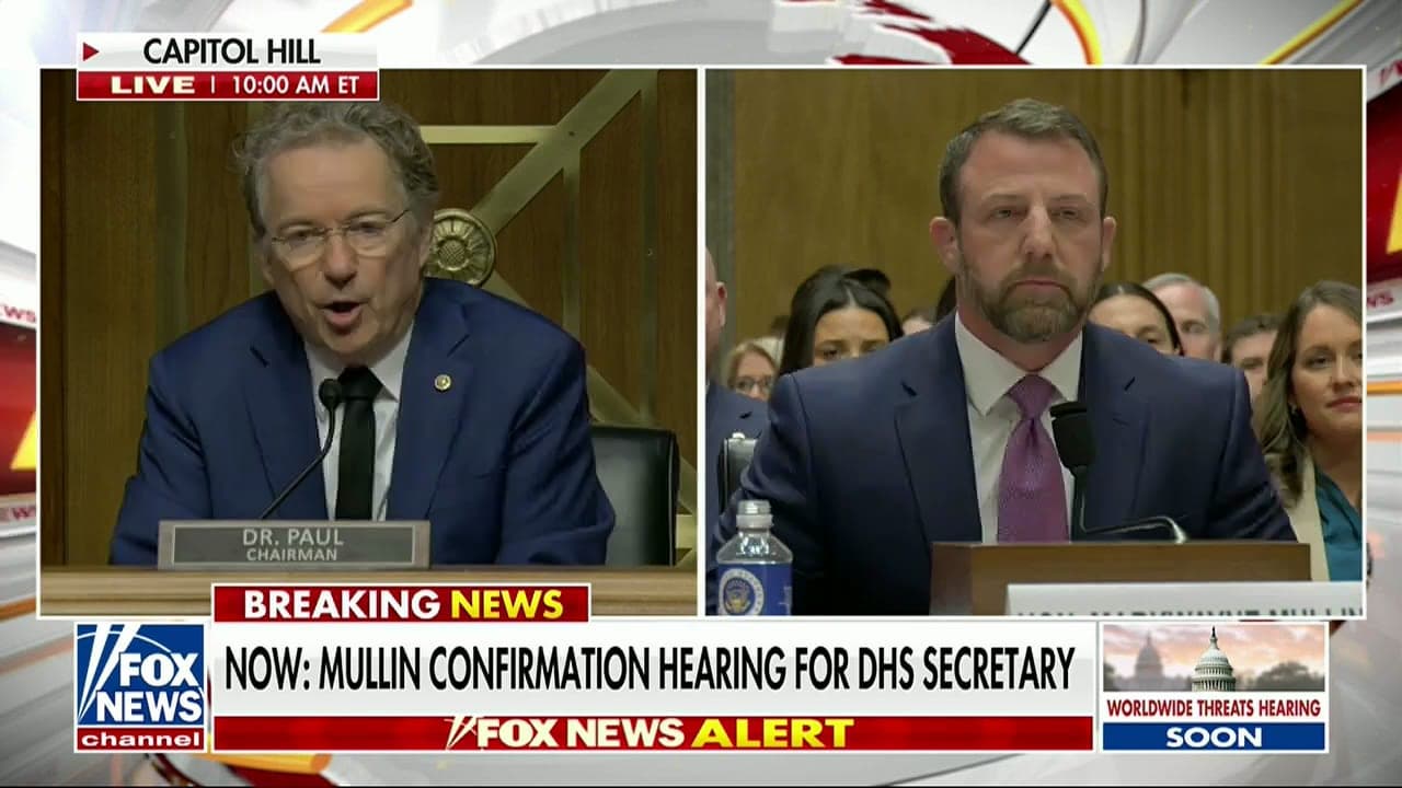 Fox Cuts Away From Live Coverage As Rand Paul Canes Markwayne Mullin