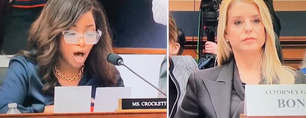 The Source |Jasmine Crockett Clashes With Attorney General Bondi Over Epstein Files