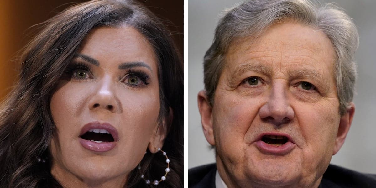Trump fires DHS Secretary Kristi Noem after Senate questioning from Sen. John Kennedy