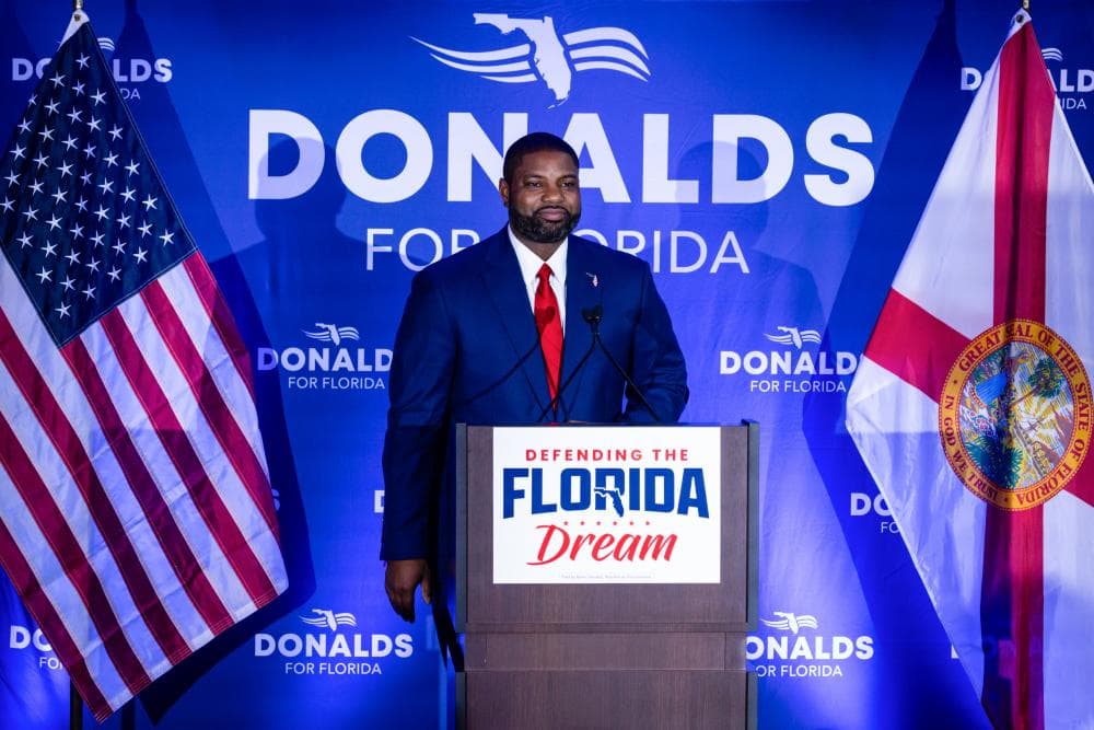 Trump-backed Byron Donalds wins Republican primary in race to succeed Florida governor DeSantis