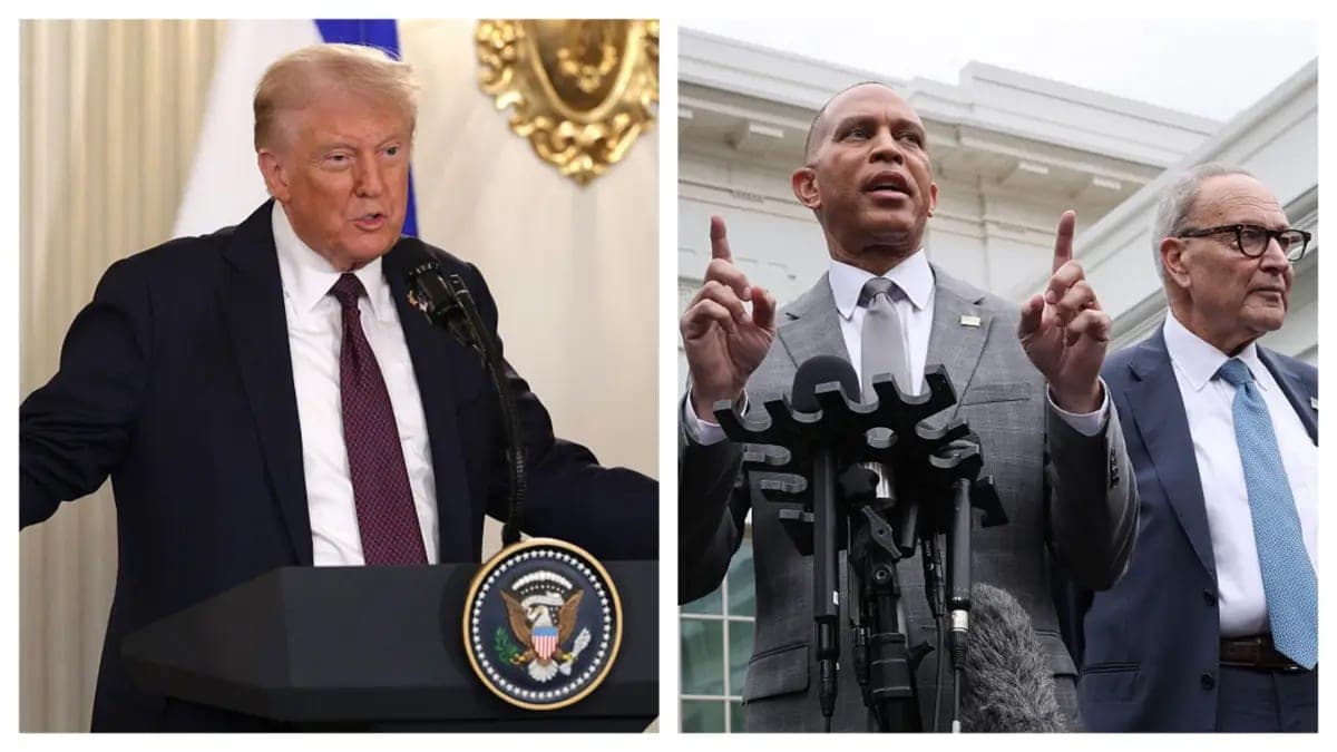 'What a Shame': White House Started a Fight With Jeffries and Schumer on Cinco de Mayo — Schumer Hits Back With an Epstein Pic Trump Hopes No One Sees