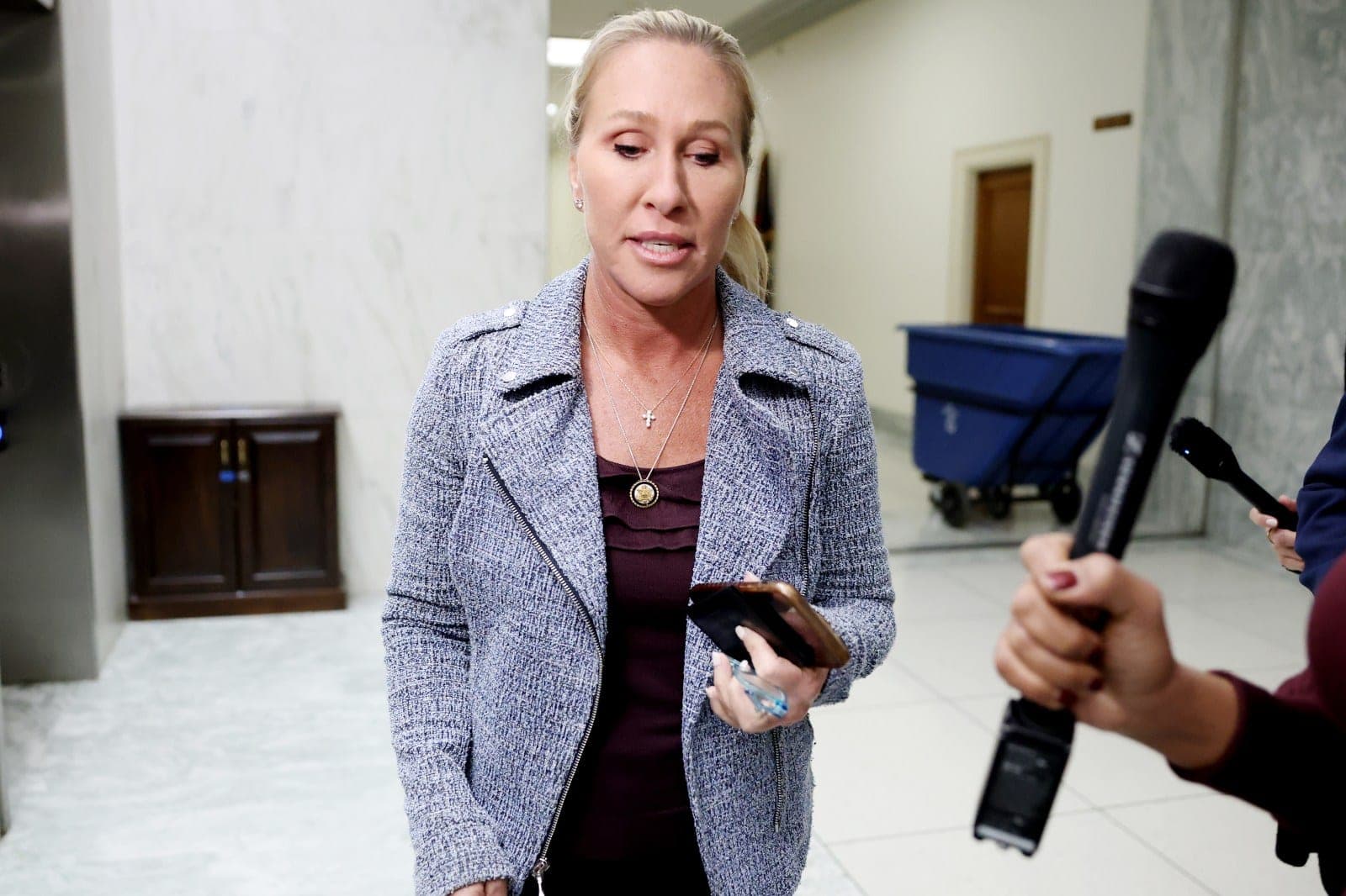 Marjorie Taylor Greene rips into Republicans "threatened" by her
