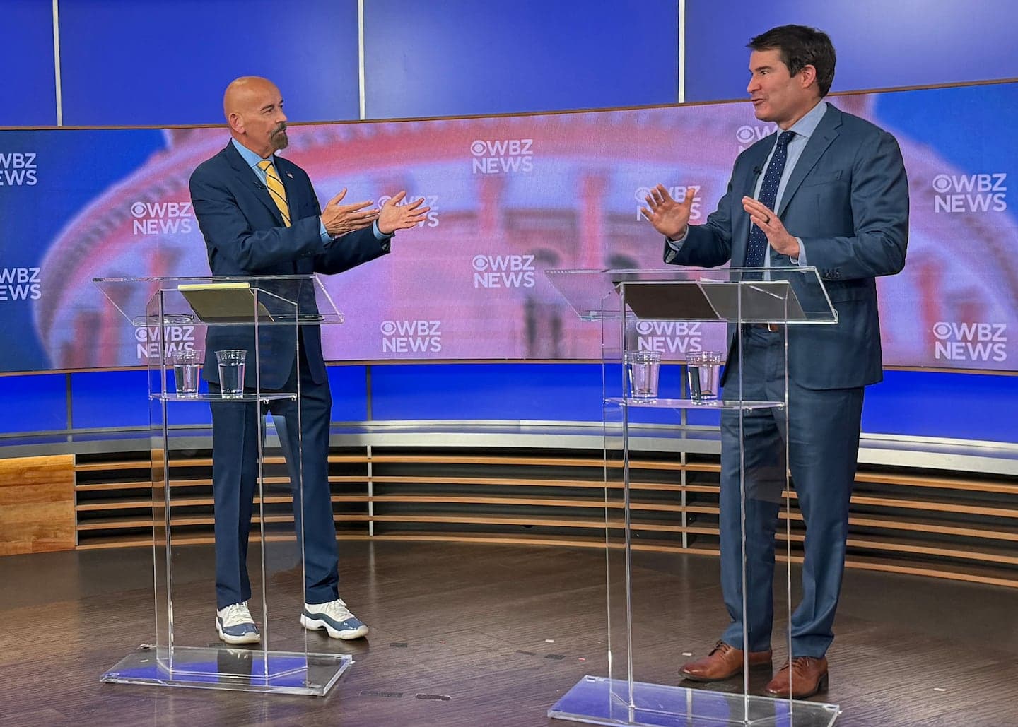 US Senate race: Moulton, Deaton face off in debate without Markey
