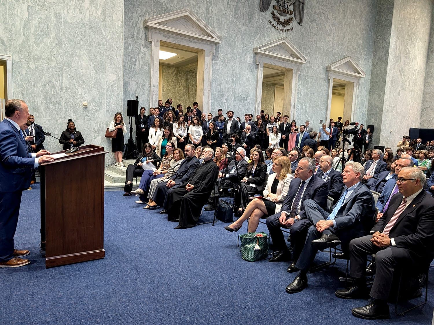 Bipartisan congressional gathering demands justice for century of genocide at Capitol Hill commemoration