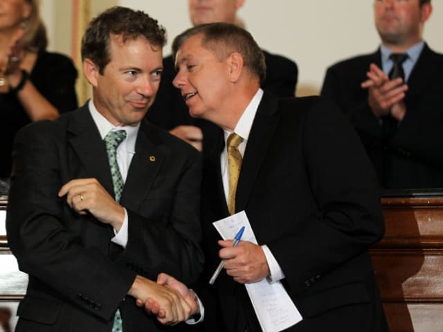 Republicans Lindsey Graham, Rand Paul Rally Behind Trump's Iran Deal