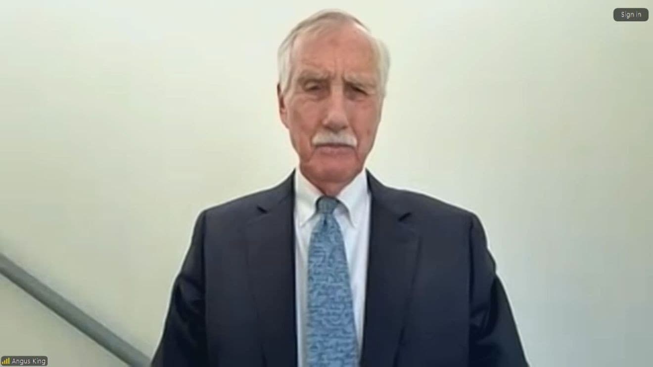 Sen. King says he is inclined to vote 'Yes' on war powers resolution