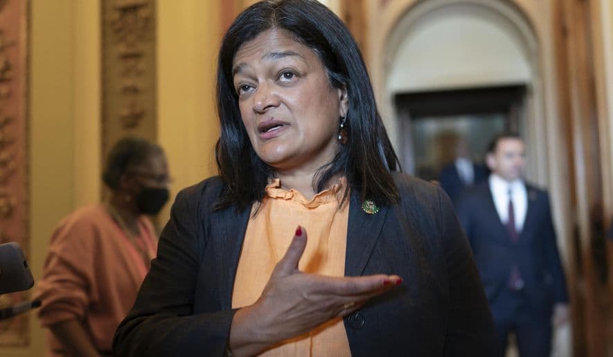 ‘This is not a partisan issue’: Pramila Jayapal backs expelling Swalwell, Gonzales from House - Washington Times