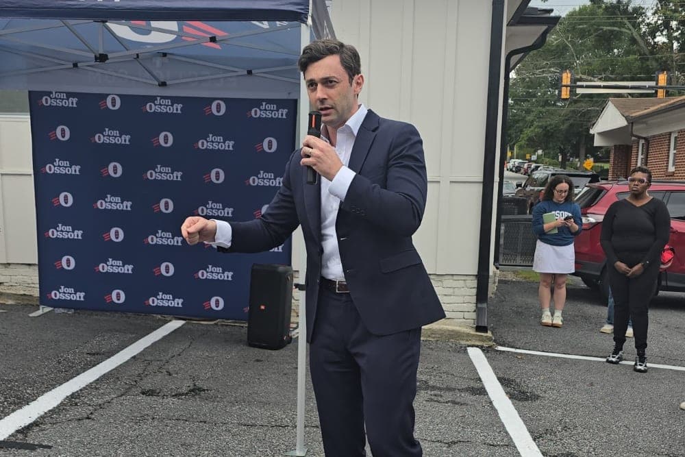 Jon Ossoff Honors John Lewis and Dr. King as Georgia Senate Race Heads to Early Voting