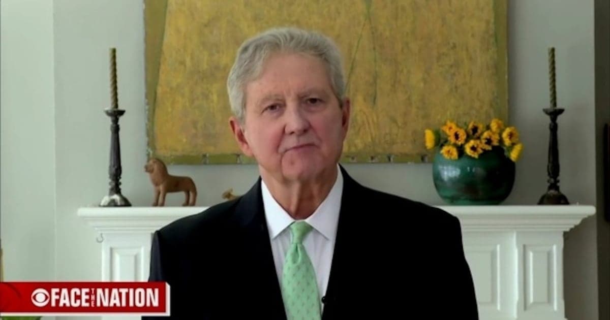 MAGA Senator John Kennedy Rips Trump's Saudi Arabia Nuclear Deal
